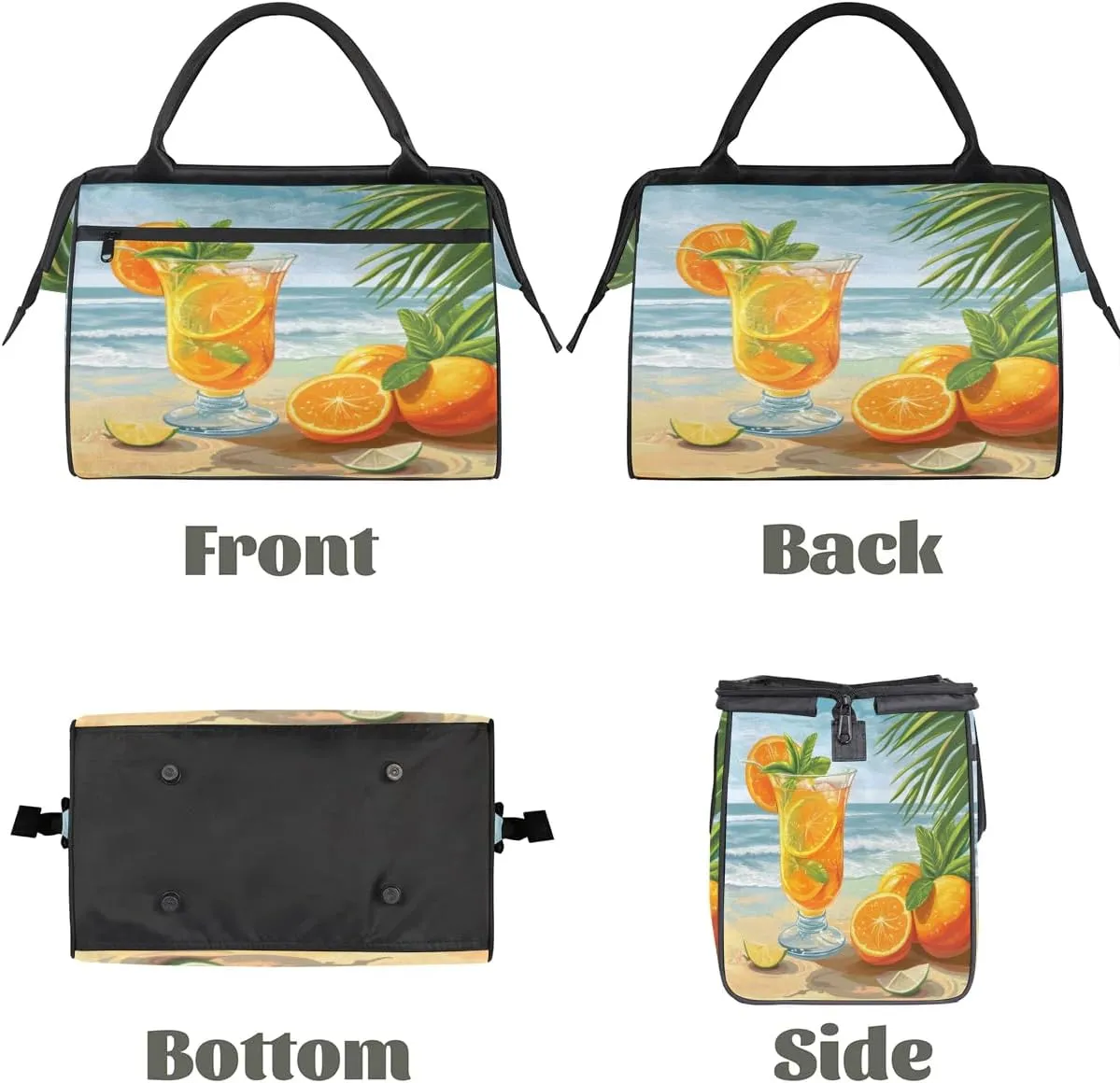 Travel Duffel Bag for Women, Beach Summer Lemon Weekender Overnight Bag Carry on Beach Swim Bags Dance Bag Airlines Approved Personal Item Travel Bag for Yoga, Sports, Hospital