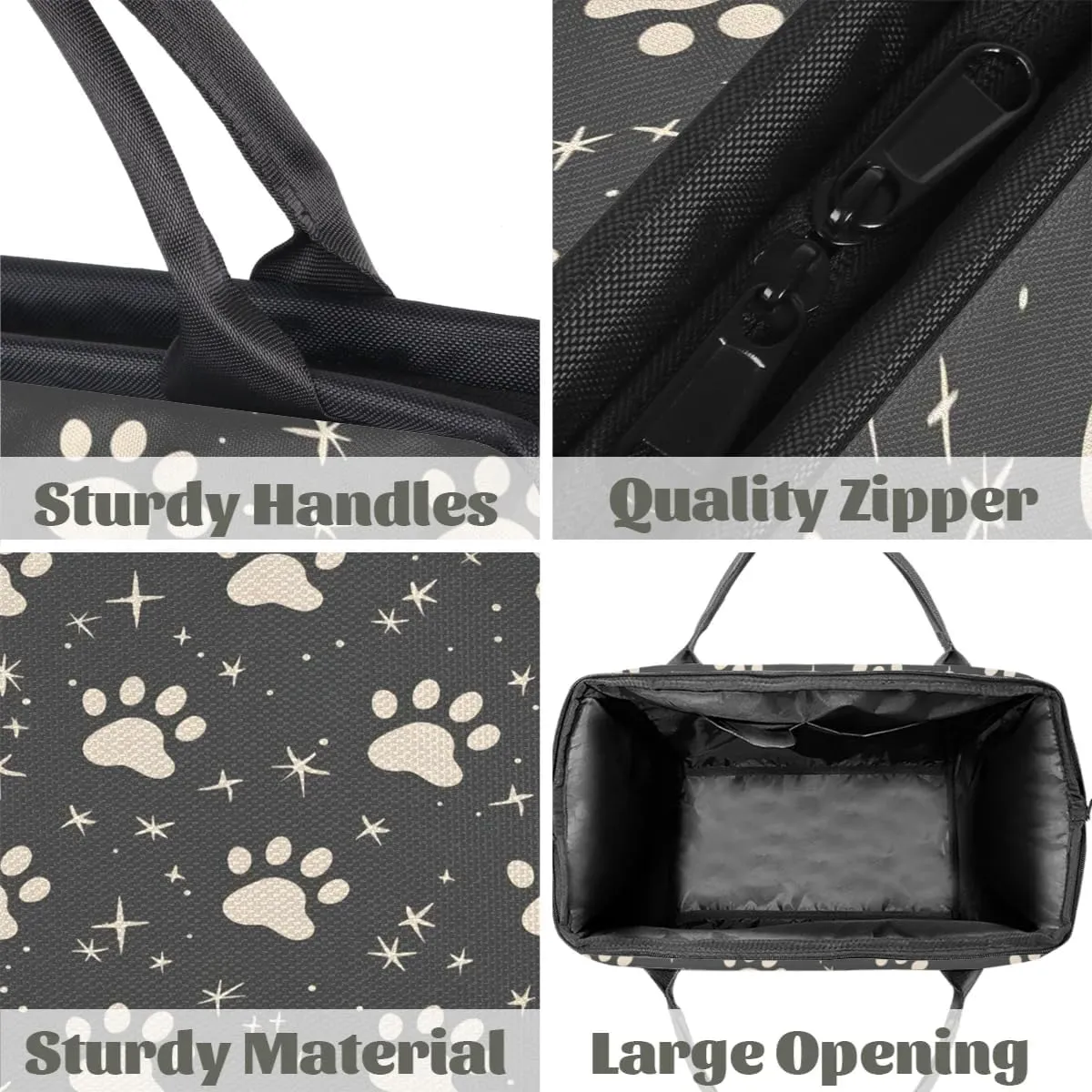 Travel Duffel Bag for Women, Dog Paw Print Weekender Overnight Bag Carry on Beach Swim Bags Dance Bag Airlines Approved Personal Item Travel Bag for Yoga, Sports, Hospital
