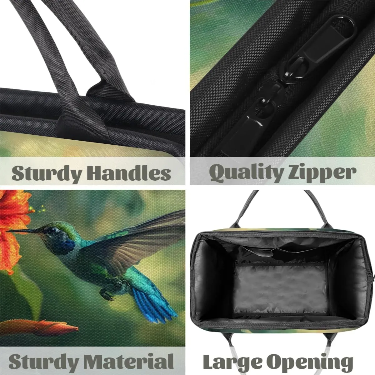 Travel Duffel Bag for Women, Hummingbird Weekender Overnight Bag Carry on Beach Swim Bags Dance Bag Airlines Approved Personal Item Travel Bag for Yoga, Sports, Hospital