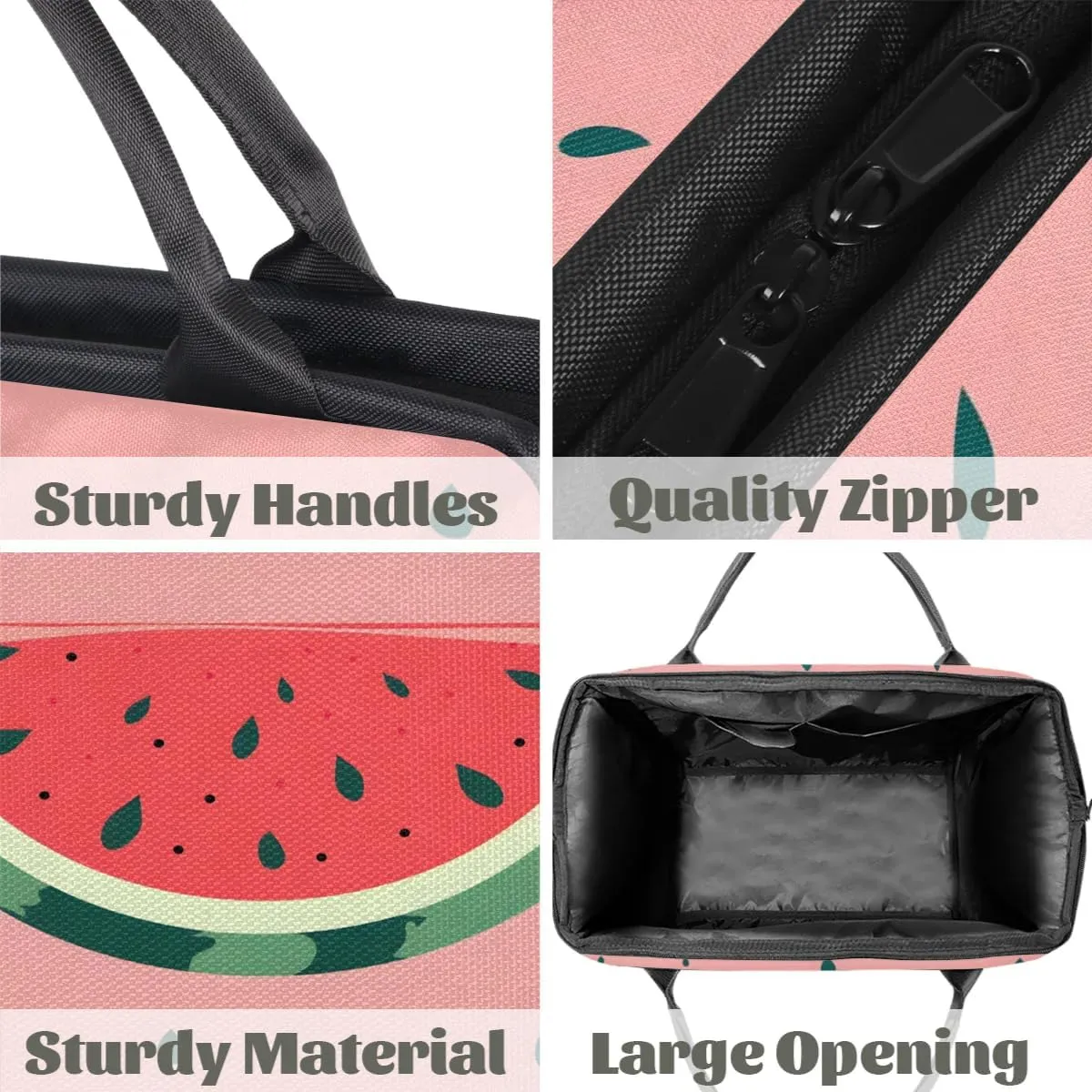 Travel Duffel Bag for Women, Pink Summer Watermelon Weekender Overnight Bag Carry on Beach Swim Bags Dance Bag Airlines Approved Personal Item Travel Bag for Yoga, Sports, Hospital