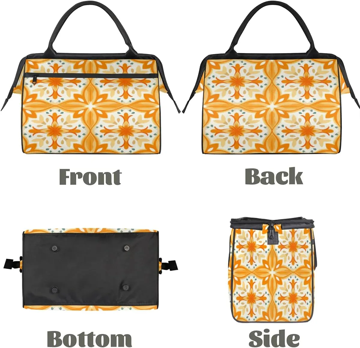 Travel Duffel Bag for Women, Yellow Portugal Pattern Weekender Overnight Bag Carry on Beach Swim Bags Dance Bag Airlines Approved Personal Item Travel Bag for Yoga, Sports, Hospital