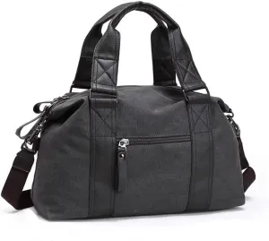 Travel Duffels Male Handheld Business Travel Bag Large Capacity Out Short Trip Bag Business Travel Bag(Black)
