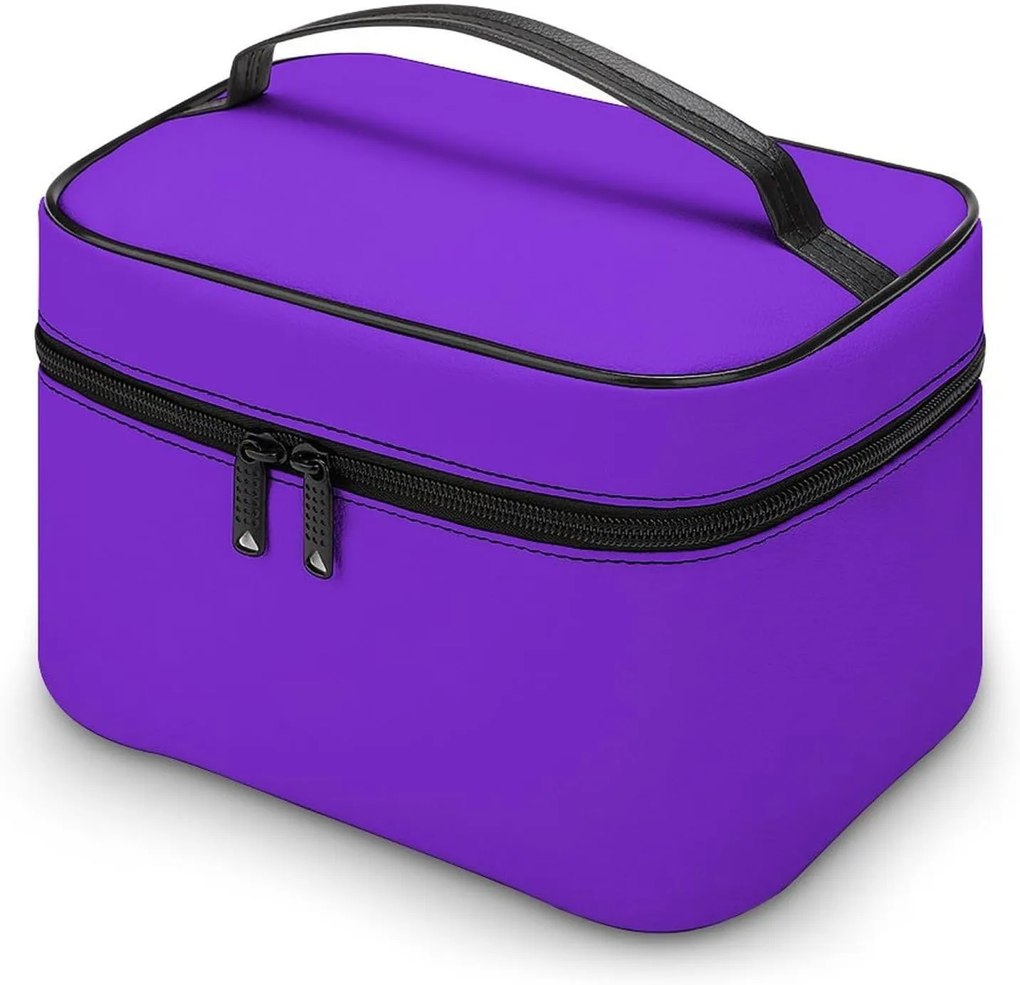 Travel Makeup Bag, Bright Purple Cosmetic Bags for Women Large Capacity Waterproof Toiletry Bag Make up Organizer