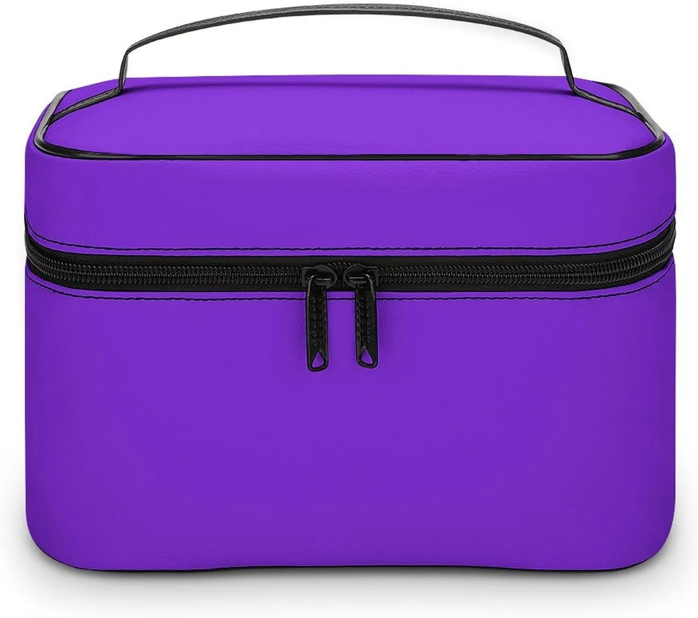 Travel Makeup Bag, Bright Purple Cosmetic Bags for Women Large Capacity Waterproof Toiletry Bag Make up Organizer