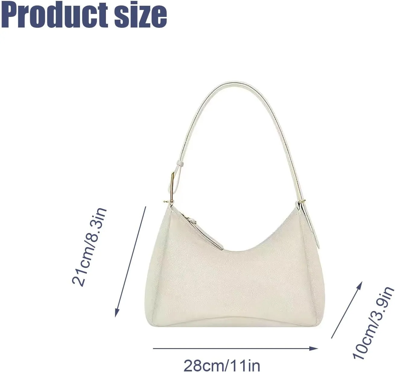 Trendy Leather Handbags,Crossbody Bags,Waterproof PU Shoulder Bag，Mini Clutch Purse with Zipper Closure
