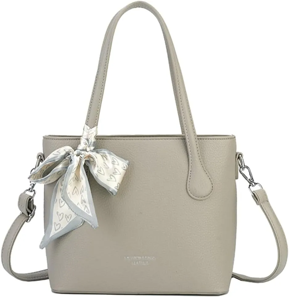 Trendy Shoulder Bag Hobo Purse For Women Vegan Leather Tote Handbag with Bow-tie Womens Crossbody Satchel Purse Travel 2025