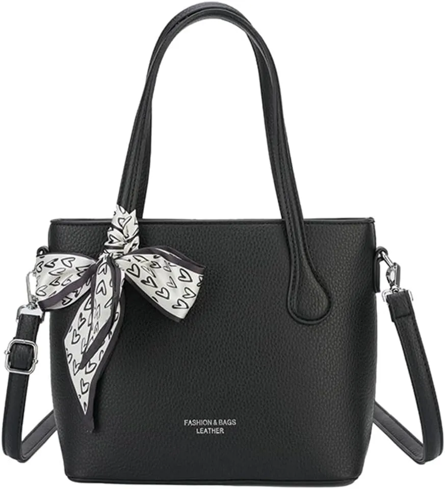Trendy Shoulder Bag Hobo Purse For Women Vegan Leather Tote Handbag with Bow-tie Womens Crossbody Satchel Purse Travel 2025