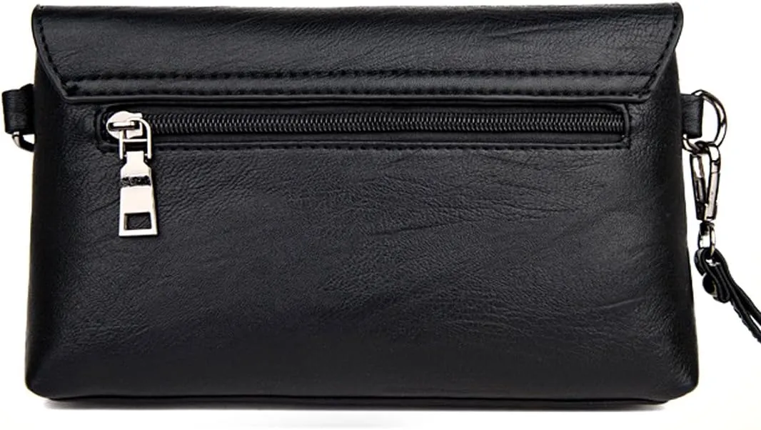 U Scinan Fashion Women Snakeskin Envelope Clutch Bag Ladies Retro Evening Party Prom Chain Handbag Purse Mother's Day Gift