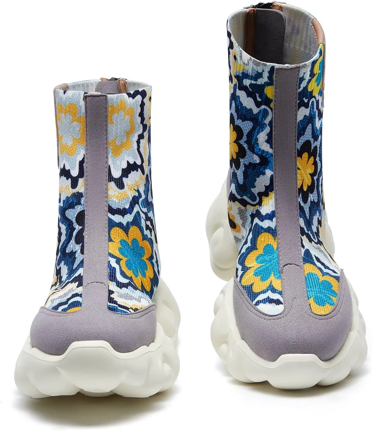 UIN Women's Platform Fashion Boots Comfortable Chunky Art Travel Shoes Cloud Series