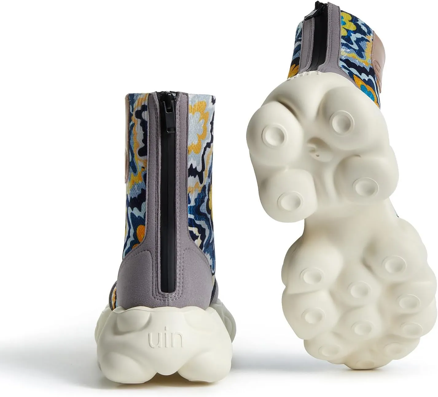 UIN Women's Platform Fashion Boots Comfortable Chunky Art Travel Shoes Cloud Series