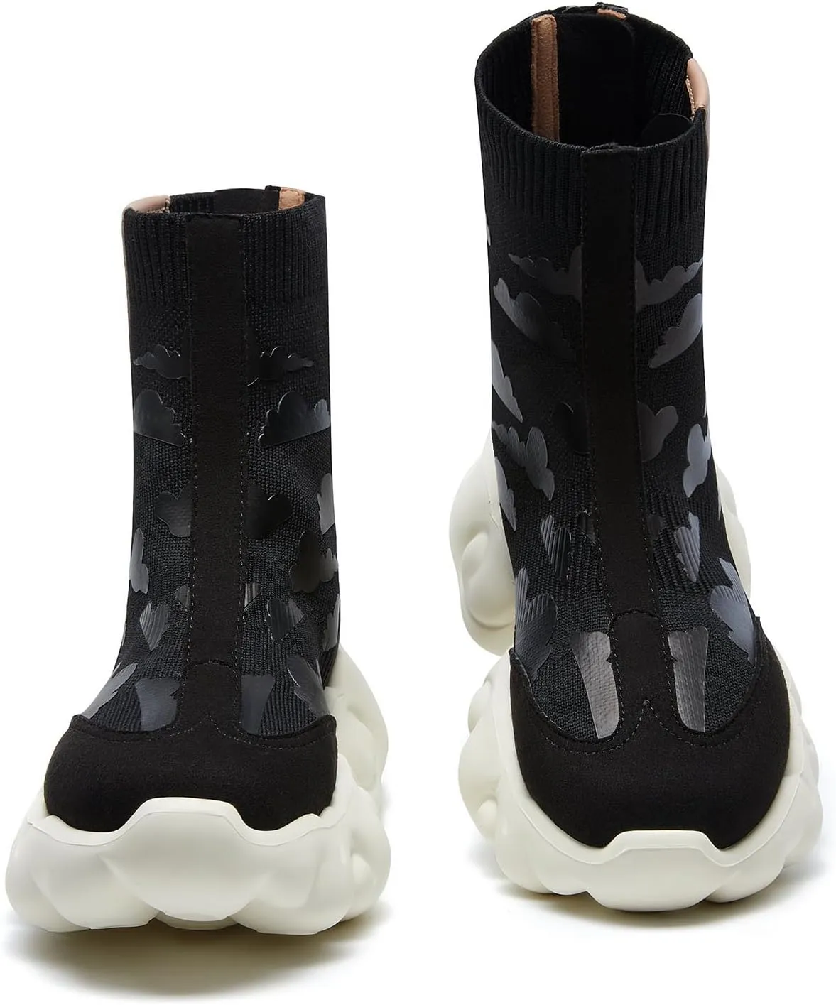 UIN Women's Platform Fashion Boots Comfortable Chunky Art Travel Shoes Cloud Series