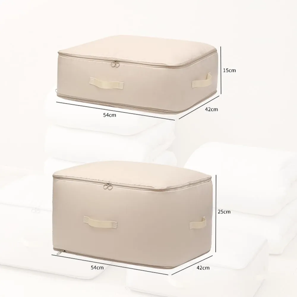 Ultra Space Saving Self Compression Organizer, 2025 New Space Saver Quilt Compression Storage Bag, Portable Space Saver Storage Packing Bags for Comforters, Blankets, Bedding (Grey, XL - 54*42*50 cm)