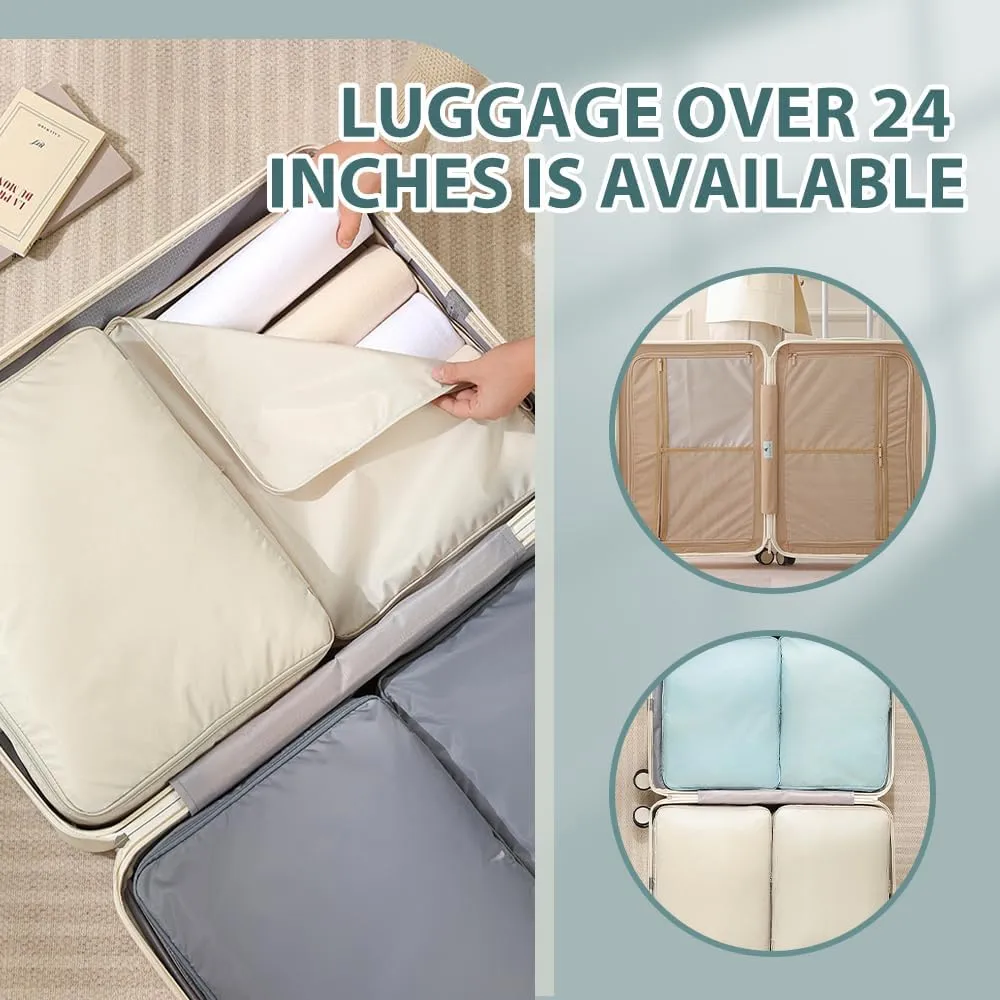 Ultra Space Saving Self Compression Organizer, 2025 New Space Saver Quilt Compression Storage Bag, Portable Space Saver Storage Packing Bags for Comforters, Blankets, Bedding (Grey, XL - 54*42*50 cm)