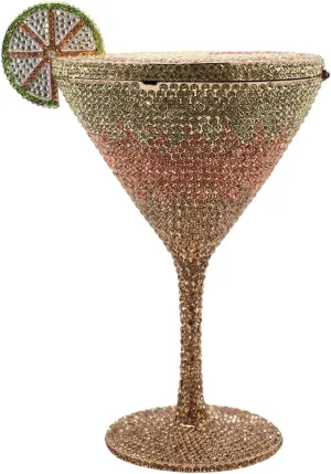 UMREN Cocktail Goblet Rhinestone Clutch for Women Unique Crystal Evening Bag Diamond Purse Wedding Party Prom Handbag