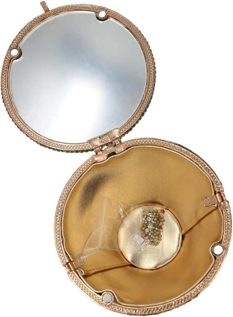 UMREN Cocktail Goblet Rhinestone Clutch for Women Unique Crystal Evening Bag Diamond Purse Wedding Party Prom Handbag