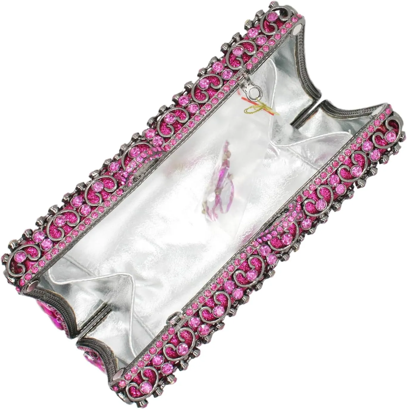 UMREN Luxury Women Crystal Purse Rhinestone Evening Clutch Bag Sparly Diamonds Handbag Wedding Bridal Shoulder Purse Bag