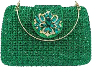 UMREN Sparkly Rhinestone Evening Clutch Purses for Women Crystal Clutch Diamond Handbag Wedding Party Shoulder Crossbody Bag