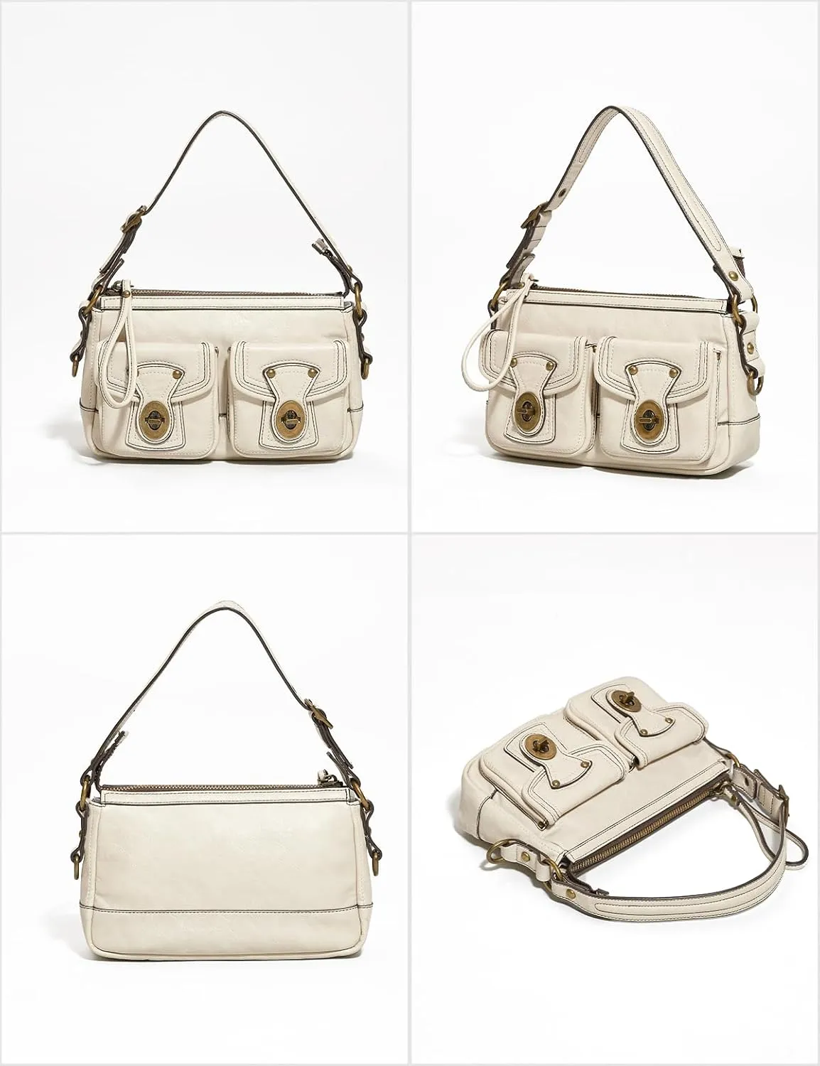 Underarm Bag for Women, Retro Style Bag with Adjustable Strap, Designer Handbag