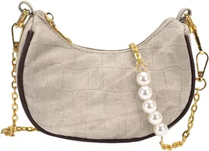 Unique Design Single Shoulder Bag for Women - Summer Chic Underarm Handbag with Chain Strap for Crossbody or Clutch