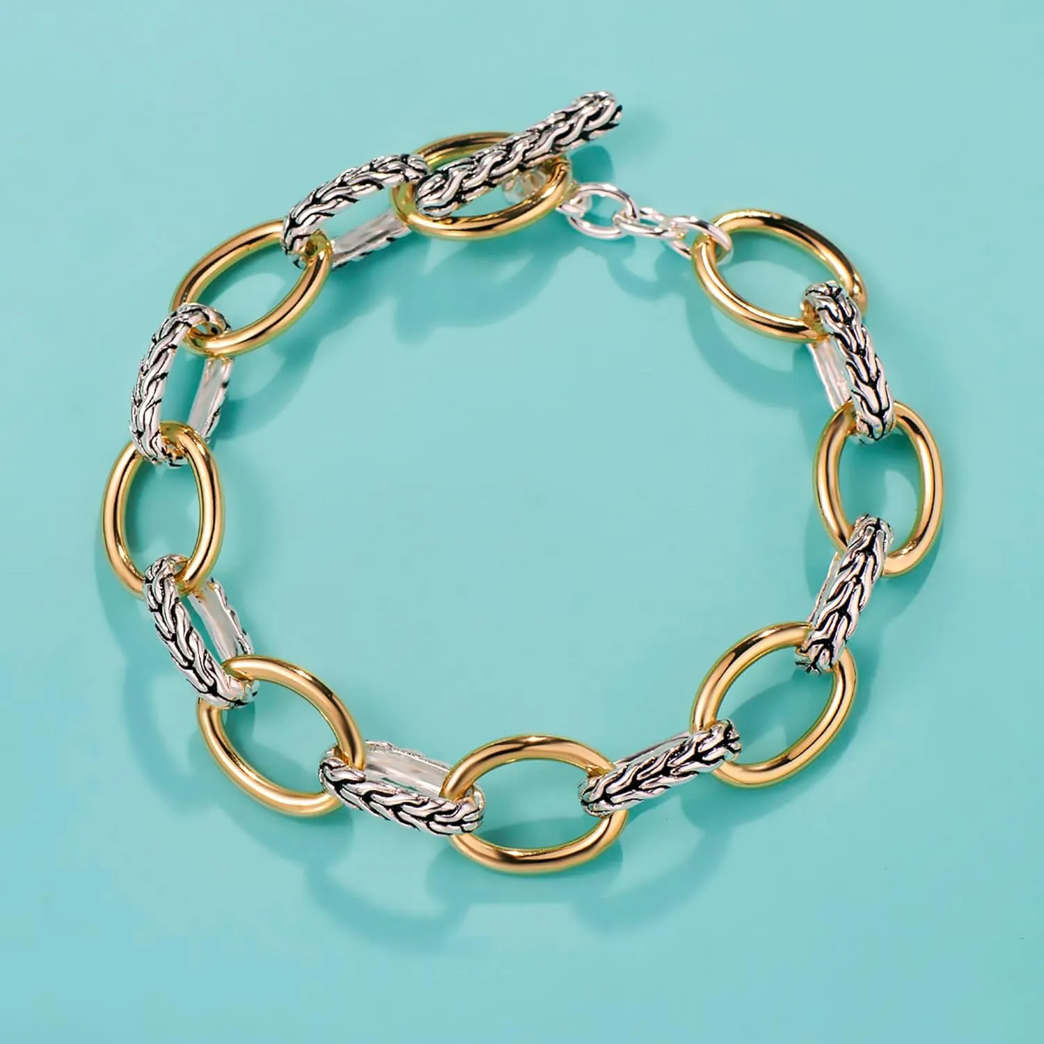 UNY JEWEL Jewelry Make a Statement with Foxtail Link Chain Bracelet Designer Brand Inspired Women Valentine