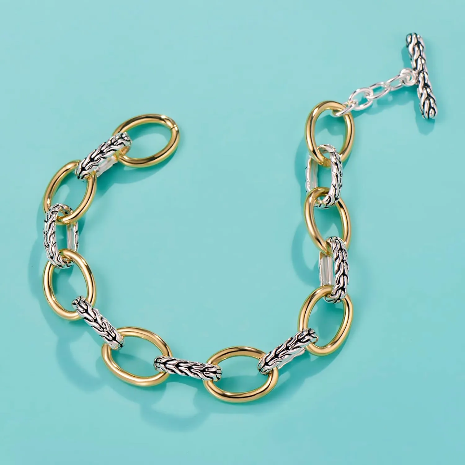 UNY JEWEL Jewelry Make a Statement with Foxtail Link Chain Bracelet Designer Brand Inspired Women Valentine