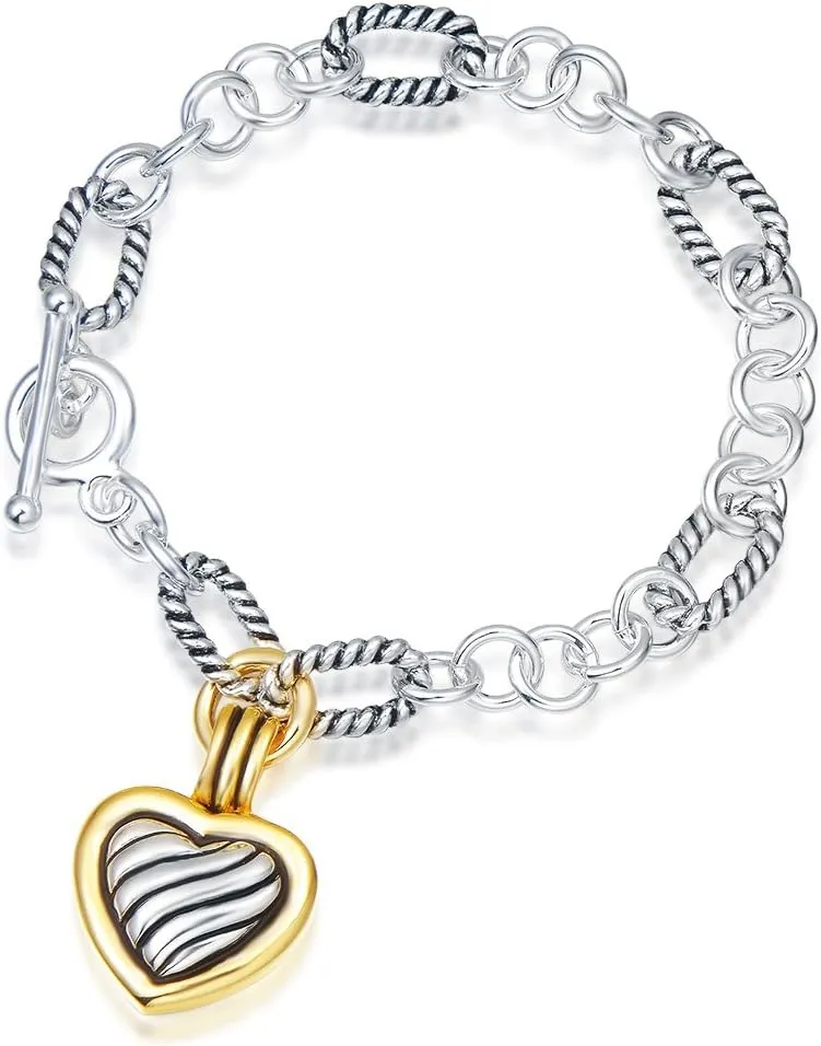 UNY JEWEL Jewelry Make a Statement with Foxtail Link Chain Bracelet Designer Brand Inspired Women Valentine