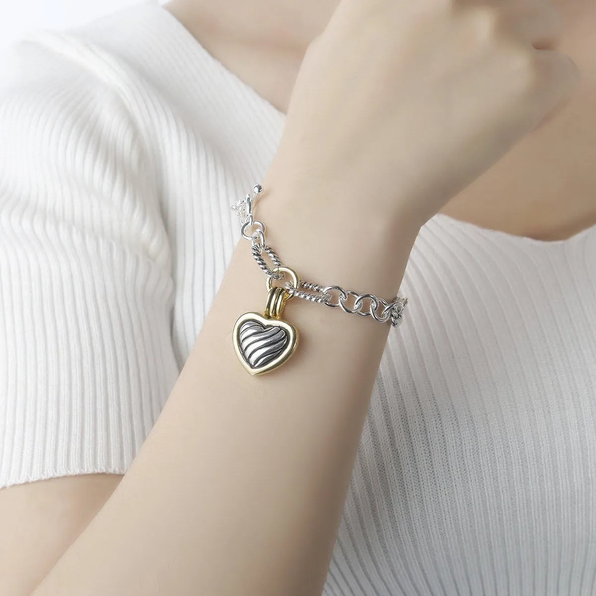 UNY JEWEL Jewelry Make a Statement with Foxtail Link Chain Bracelet Designer Brand Inspired Women Valentine