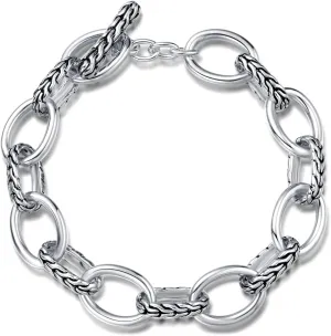 UNY JEWEL Jewelry Make a Statement with Foxtail Link Chain Bracelet Designer Brand Inspired Women Valentine