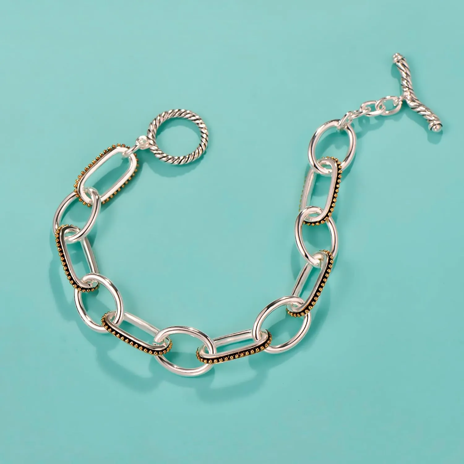 UNY JEWEL Jewelry Make a Statement with Link Chain Bracelet Designer Brand Inspired Women Valentine