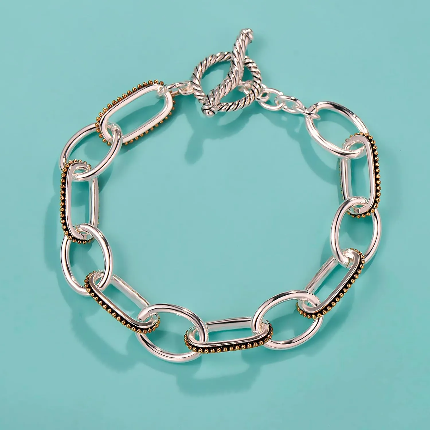 UNY JEWEL Jewelry Make a Statement with Link Chain Bracelet Designer Brand Inspired Women Valentine
