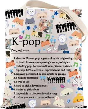 VAMSII K-pop Zerobase1 Merch ZB1 K-POP Music Lover Tote Bag K-pop Merchandise Korean K-POP Member Fans Gift