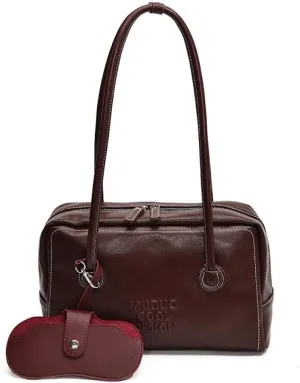 Vegan Leather Tote Bag for Women Vintage Briefcase Bag Leather Shoulder Bags Handbag Work Travel Essentials