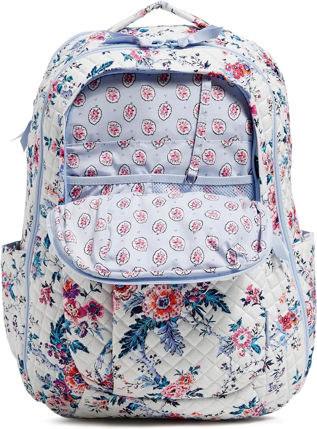 Vera Bradley Cotton Large Backpack Travel Bag, Magnifique Floral