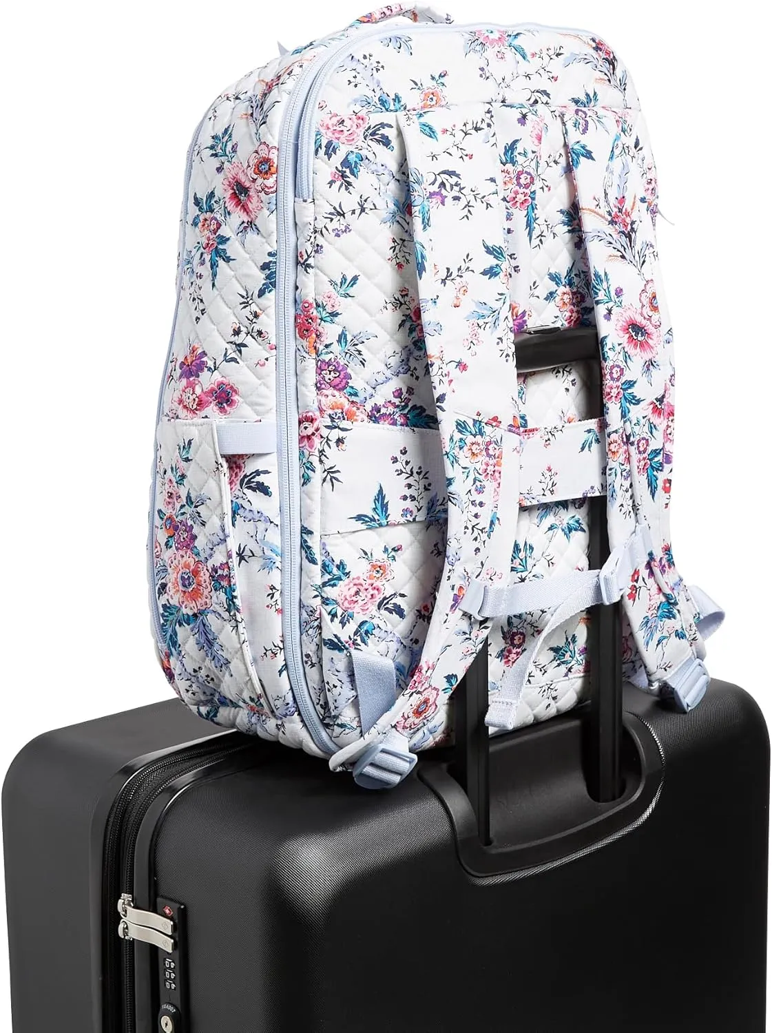 Vera Bradley Cotton Large Backpack Travel Bag, Magnifique Floral