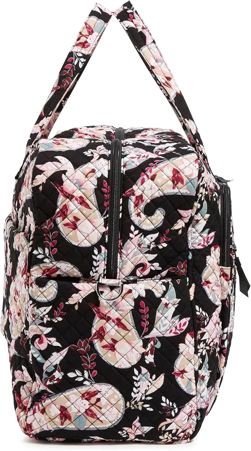 Vera Bradley Iconic Grand Weekender Travel Bag, Signature Cotton, Botanical Paisley