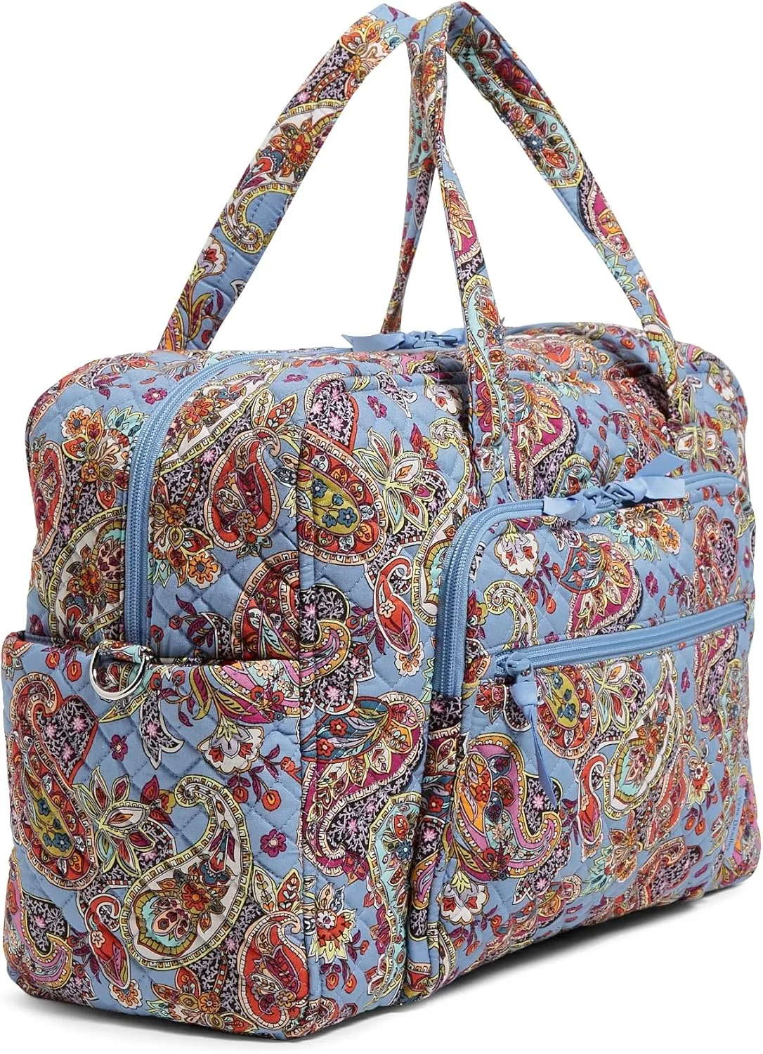 Vera Bradley Women's Cotton Weekender Travel Bag, Provence Paisley, One Size