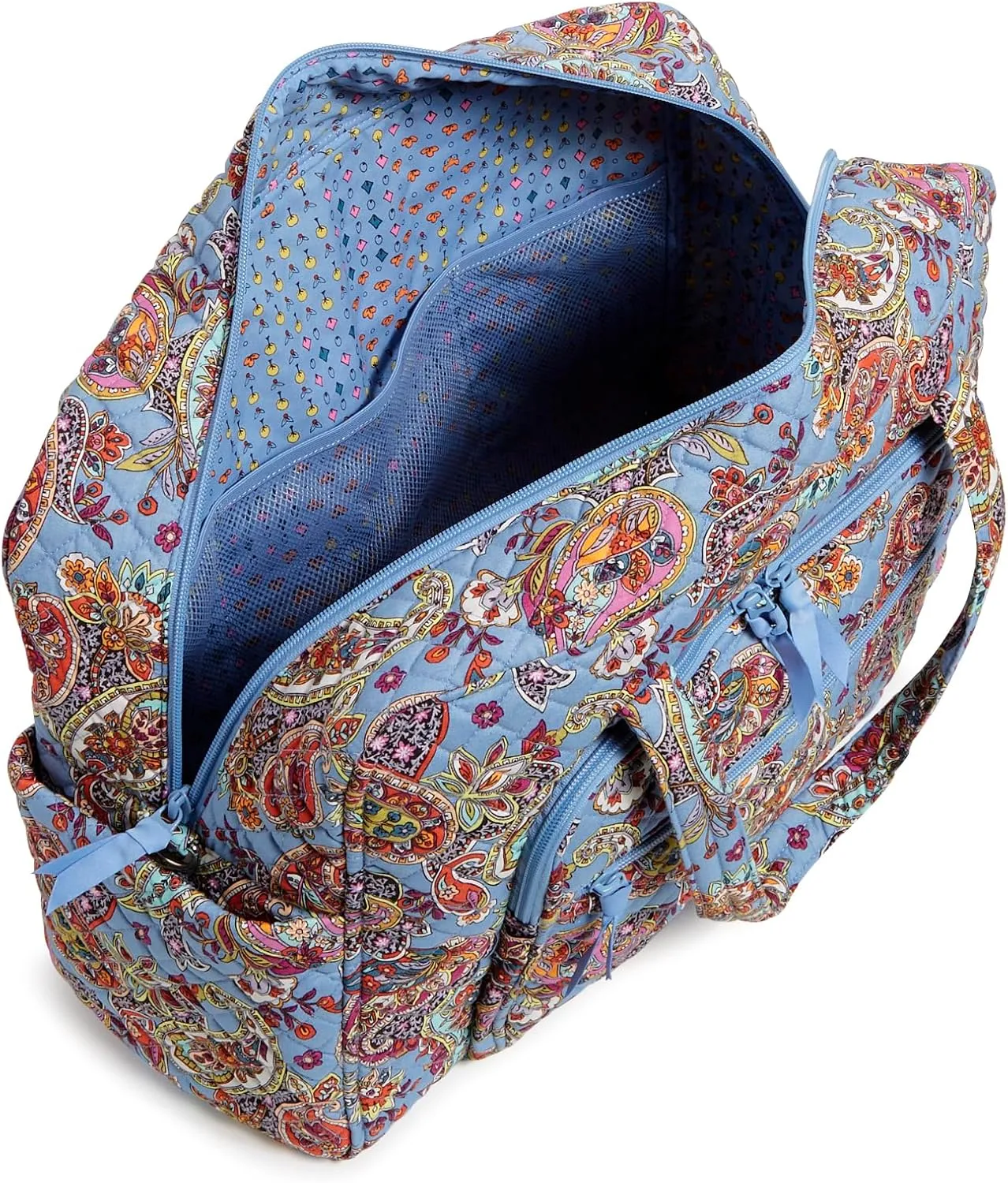 Vera Bradley Women's Cotton Weekender Travel Bag, Provence Paisley, One Size