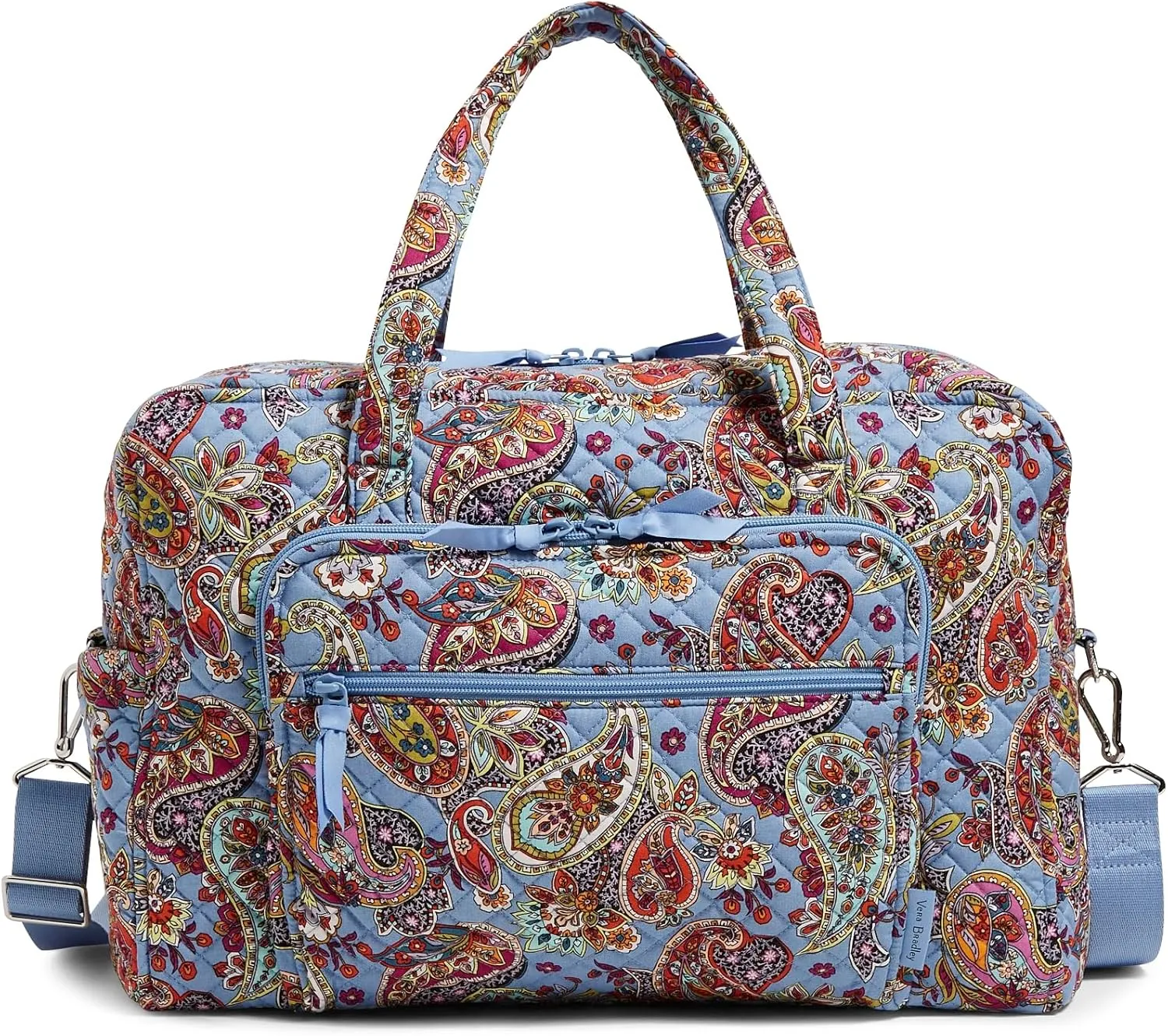 Vera Bradley Women's Cotton Weekender Travel Bag, Provence Paisley, One Size