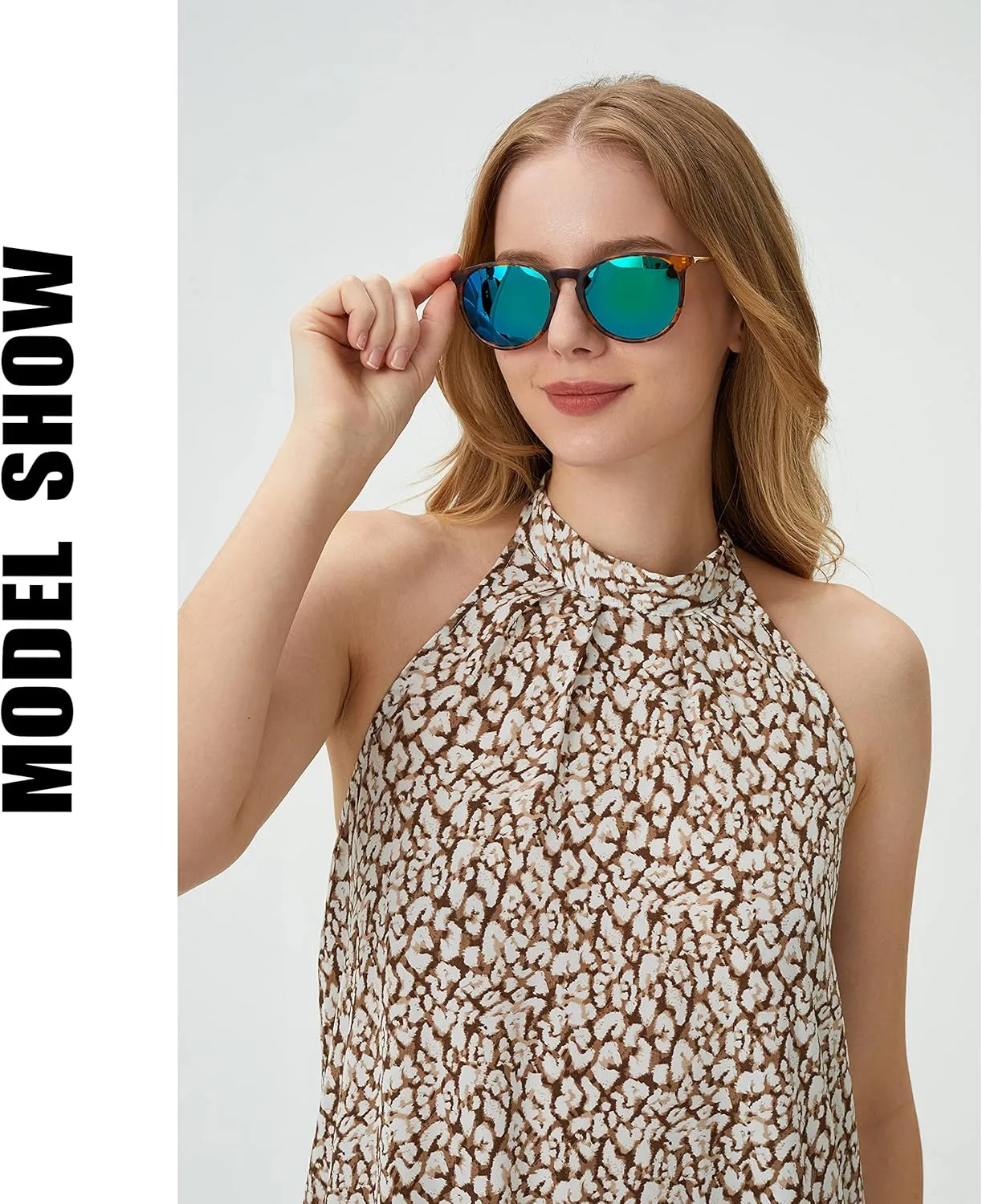 Vintage Round Polarized Sunglasses for Women Men Classic Retro Trendy Designer Style Sun Glasses UV400 Protection
