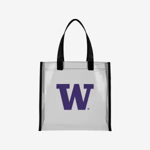 Washington Huskies Clear Reusable Bag