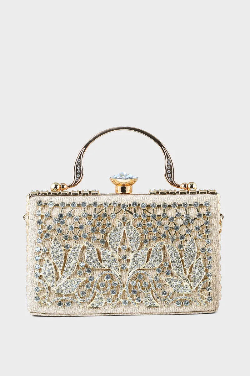 Wedding Clutch B21606-Peach