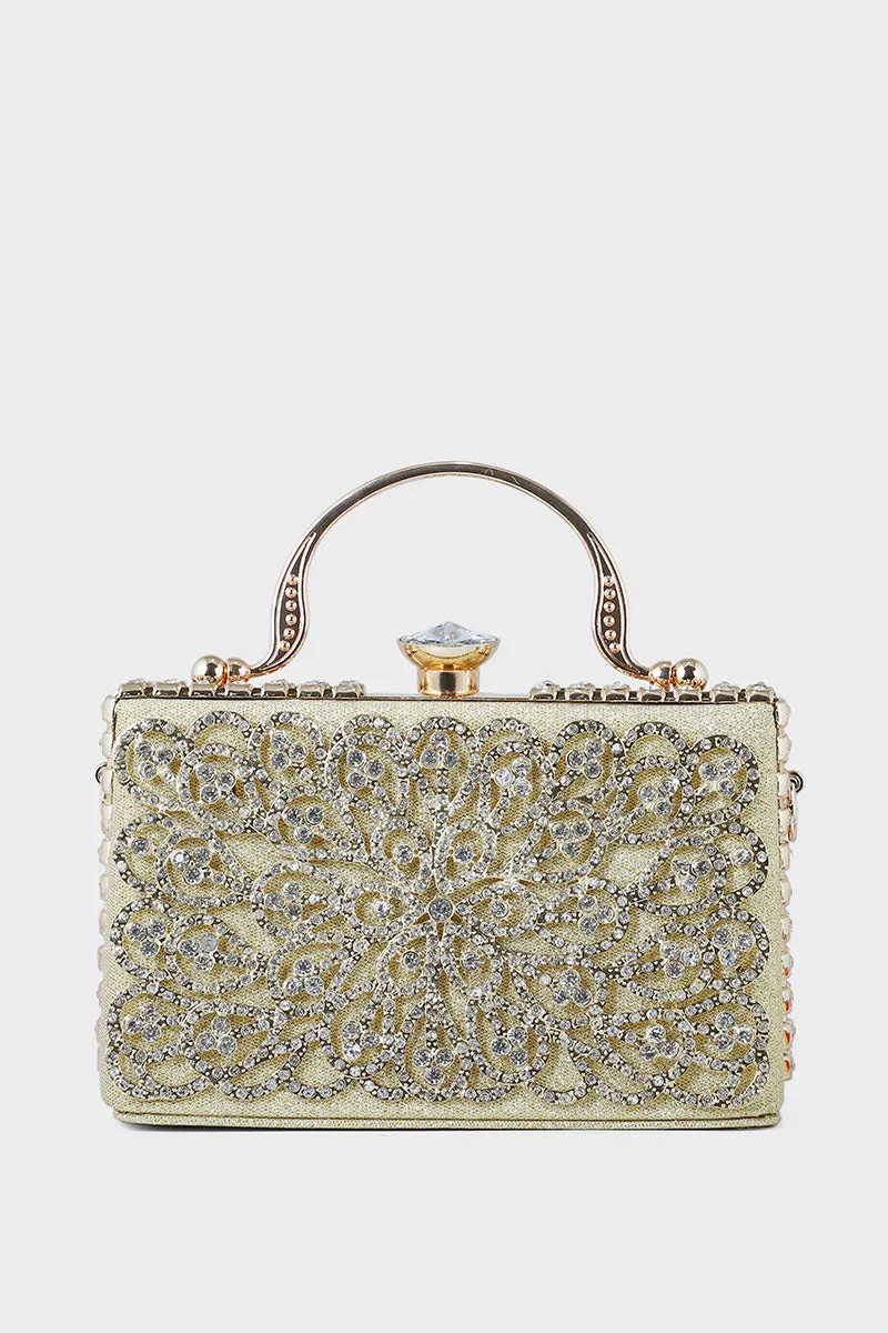 Wedding Clutch B21607-Golden