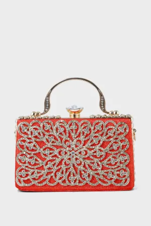Wedding Clutch B21607-Red