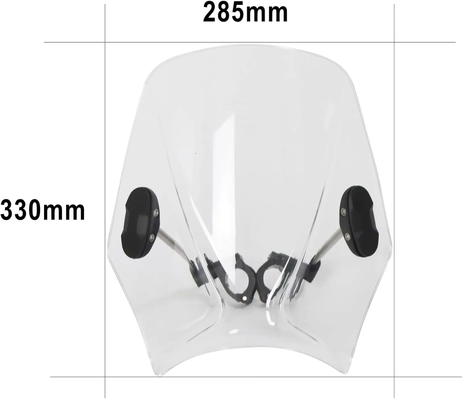 Windscreen Wind Deflector for DAELIM VJ 125 FI for ROADWIN 2018-2023 Motorcycles Compact Sport Wind Deflector Retro Windshield Universal