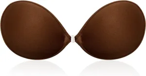 Wingslove Adhesive Bra Reusable Strapless Self Silicone Push-up Invisible Sticky Bras for Backless Dress