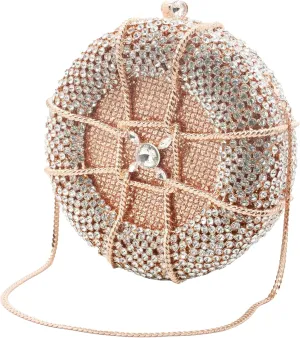 Women Crystal Evening Purse Luxurious Crystal Evening Bag Elegant Rhinestone Wallet for Wedding Party Prom