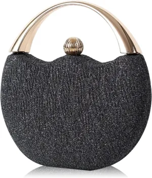 Women Evening Bag Glitter Clutch Bag Bridal Wedding Purse Sparkly Handbag