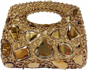 Women Luxury Diamond Rhinestone Evening Bag Gem Clutch Purse Crystal Prom Handbag Wedding Purse for Party