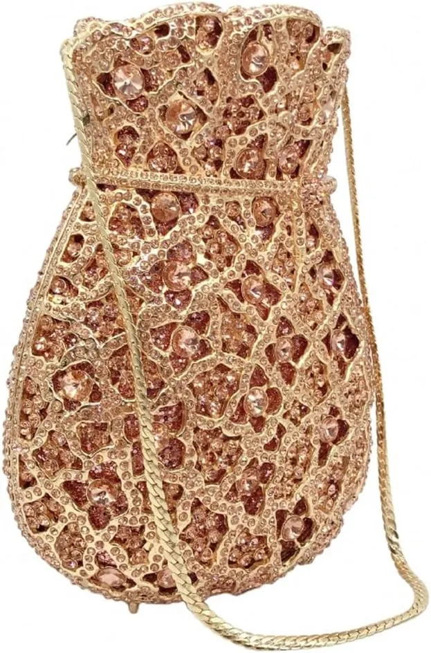Women Money Pouch Evening Bag Sparkling Crystal Purses Rhinestones Wedding Party Prom Clutch