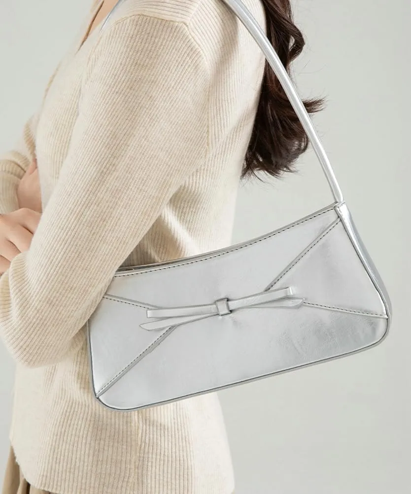 Women Y2k Purse Sweet Bowknot Handbags for Women 2025 Underarm Shoulder Bag Bow Hobo Purse Chic Clutch Bag with Top Handle